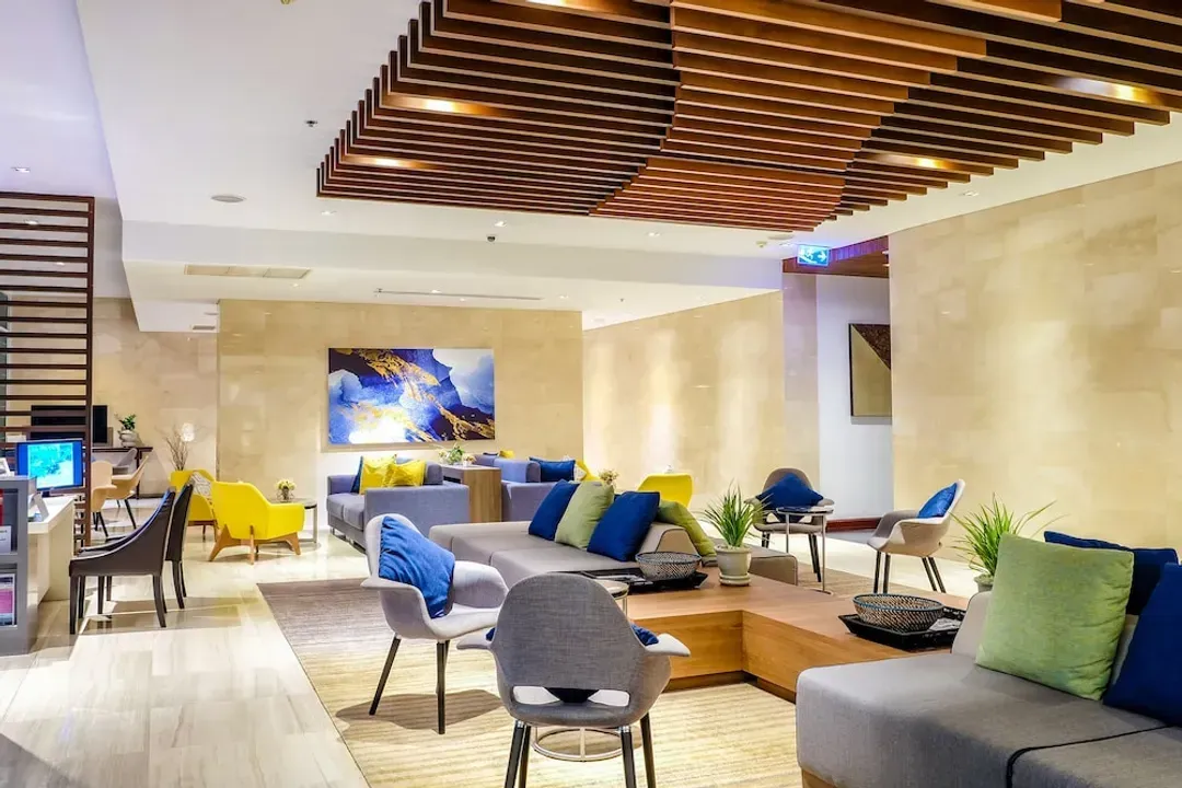 Lobby sitting area