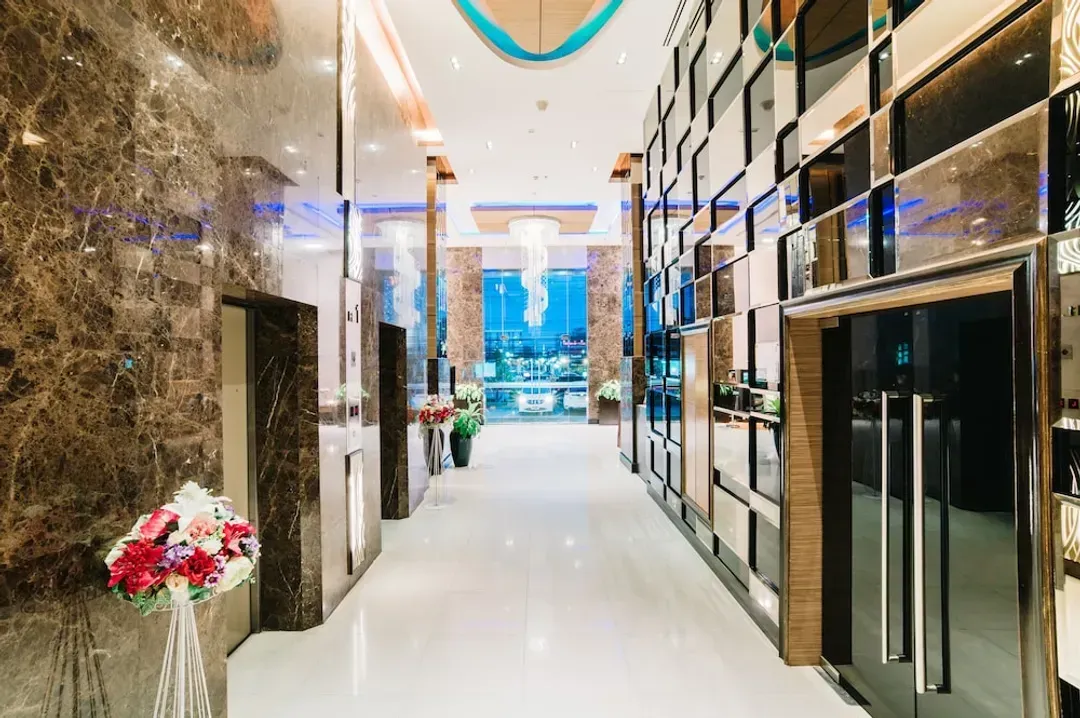 Interior entrance