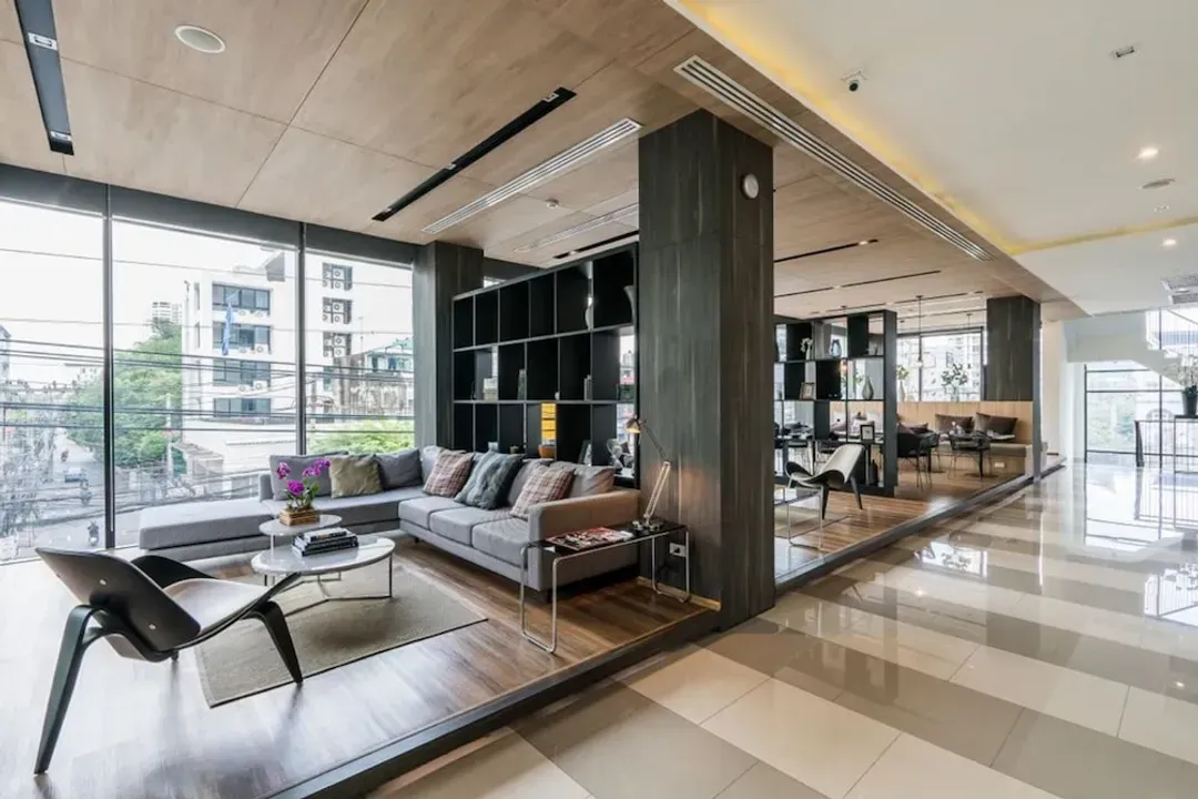 Lobby sitting area