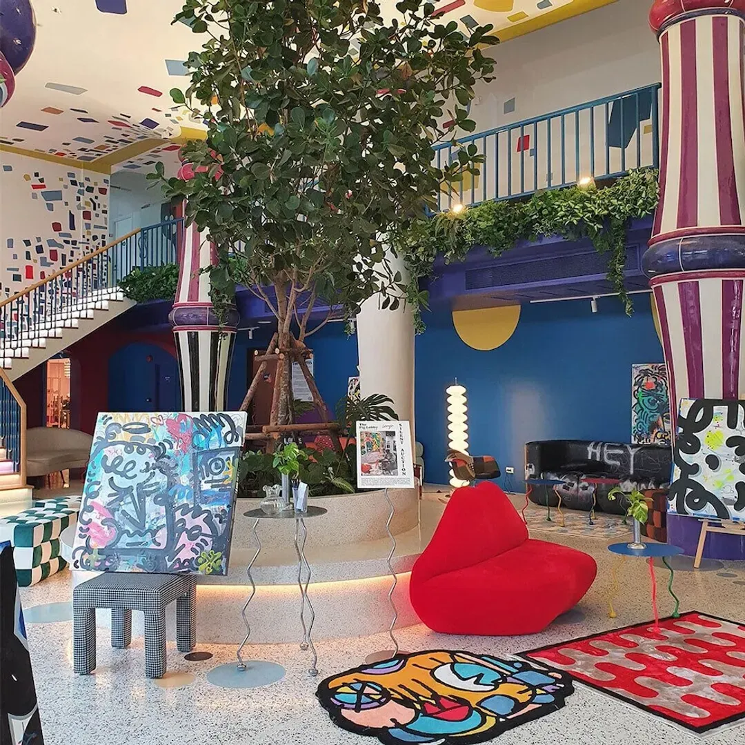 Lobby sitting area