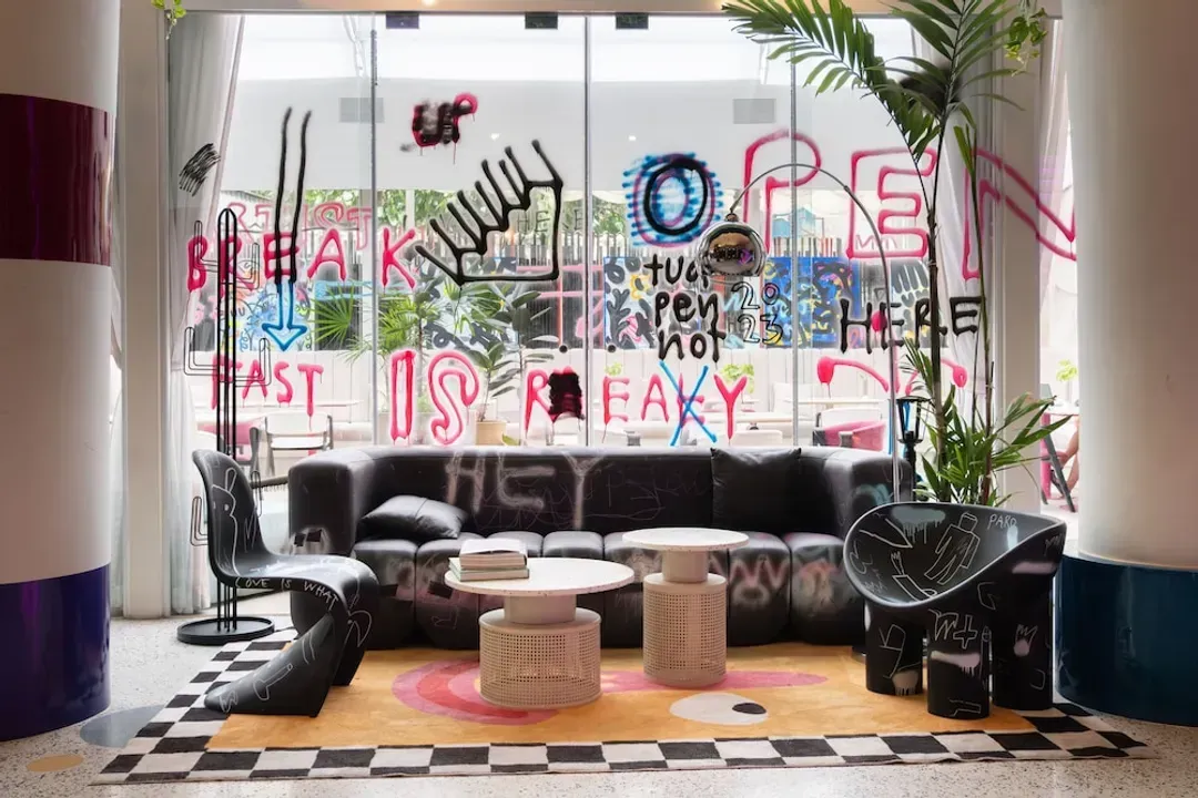 Lobby sitting area