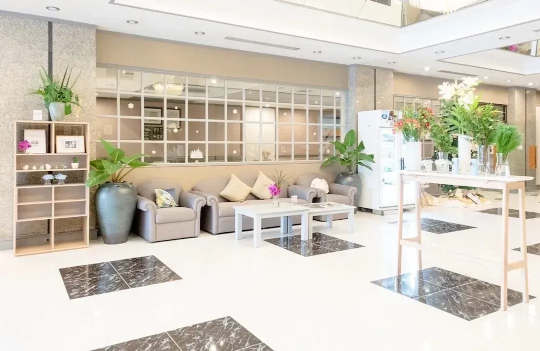 Lobby sitting area