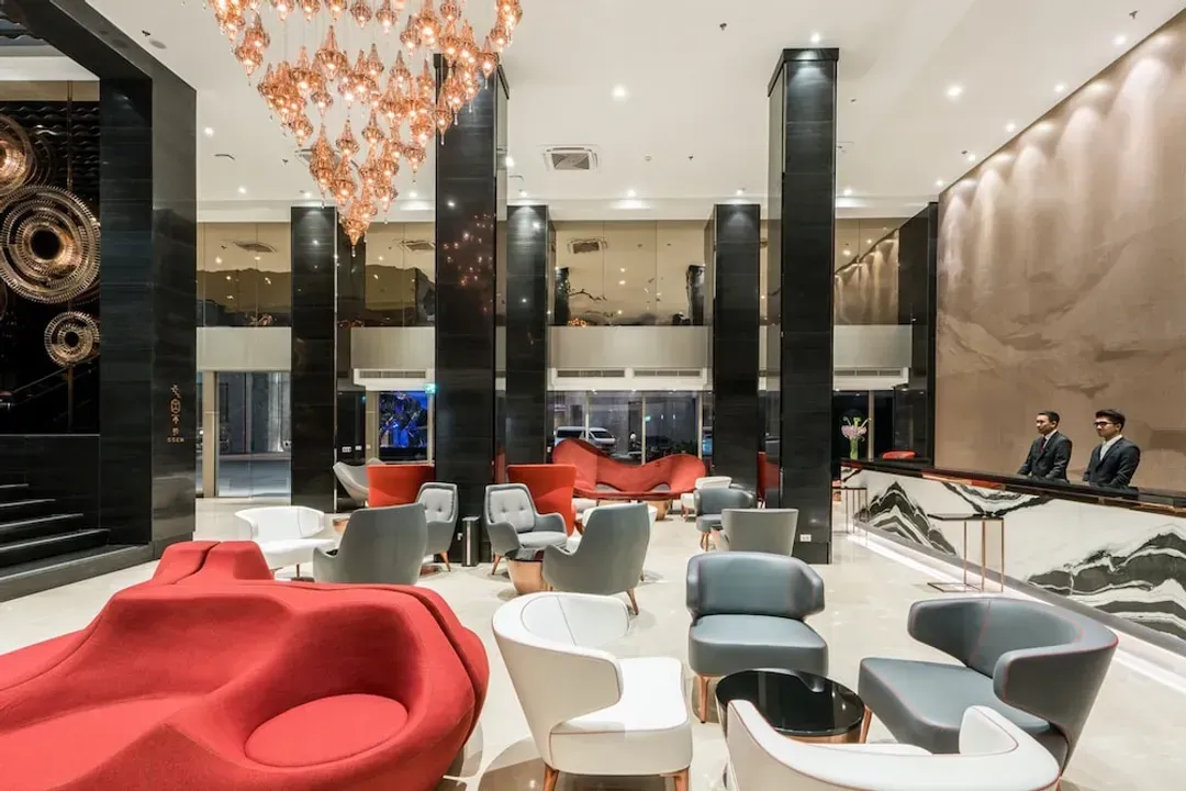 Lobby sitting area