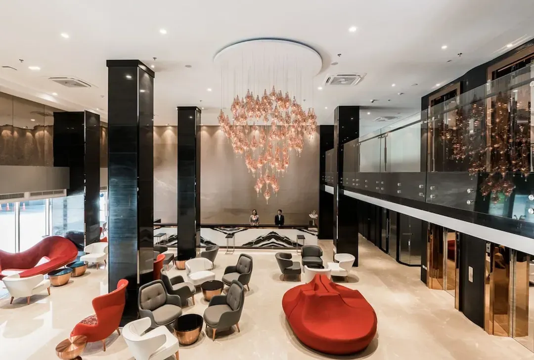 Lobby sitting area