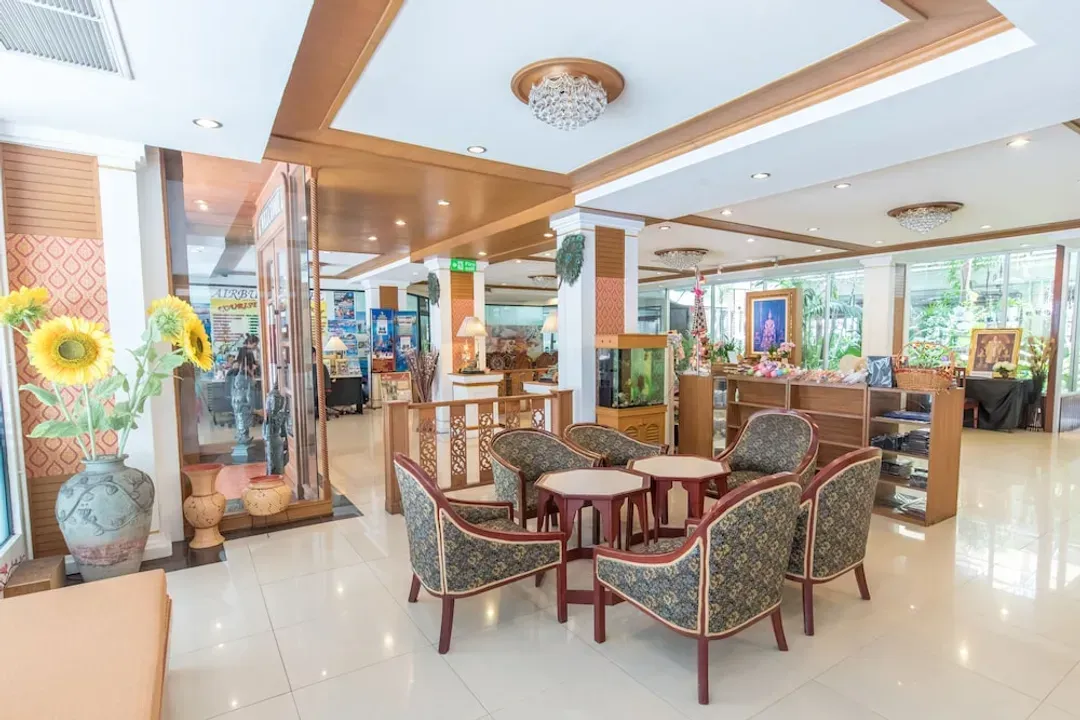 Lobby sitting area