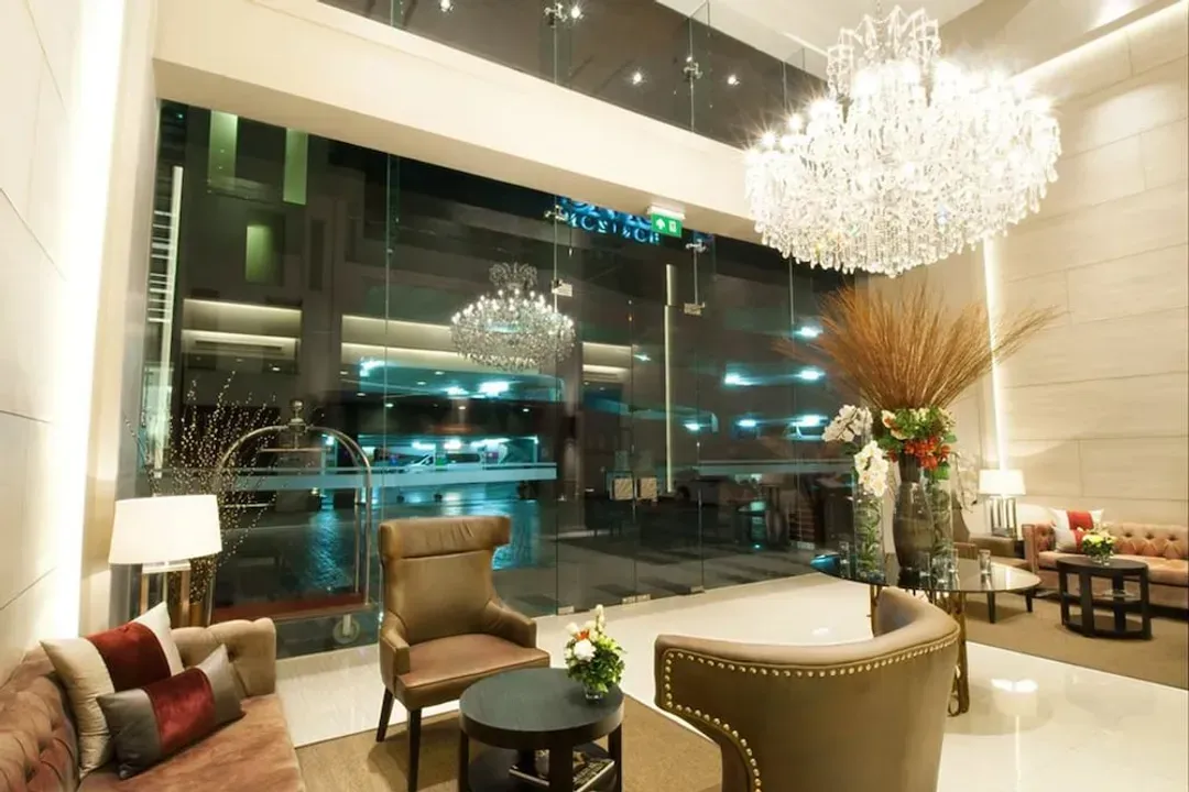 Lobby sitting area