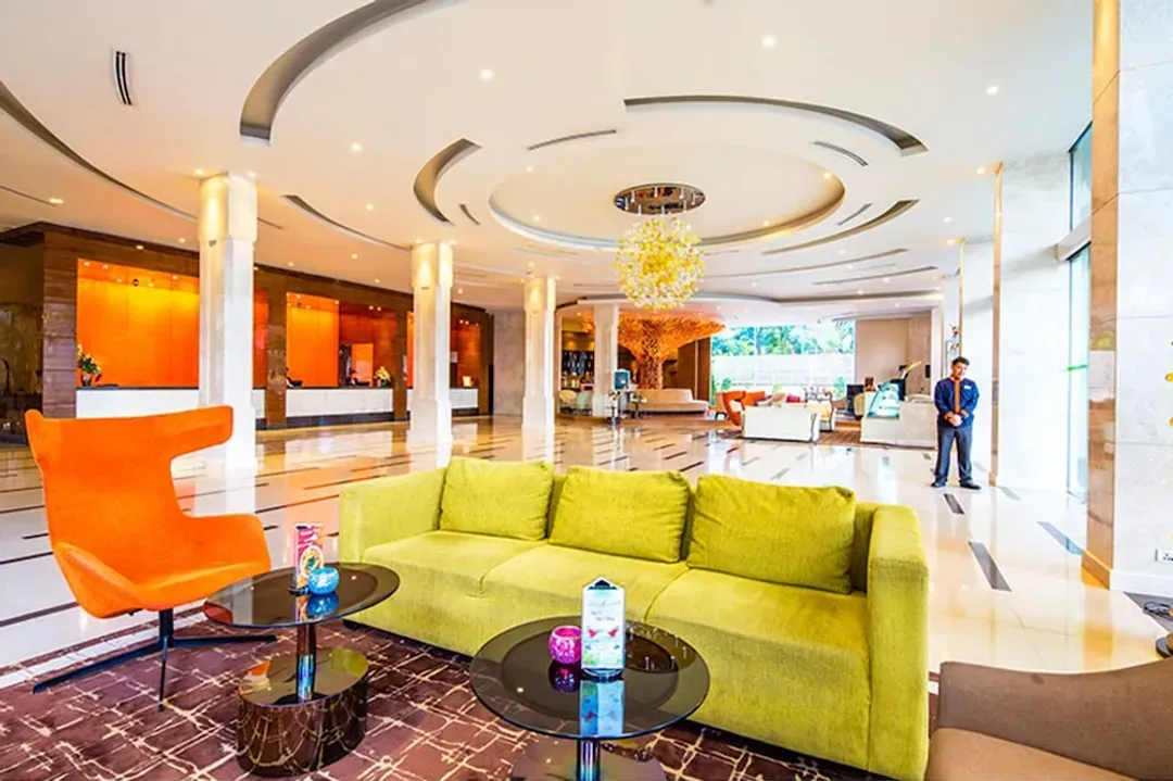 Lobby sitting area