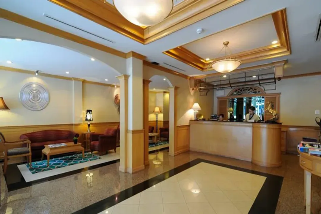 Interior entrance