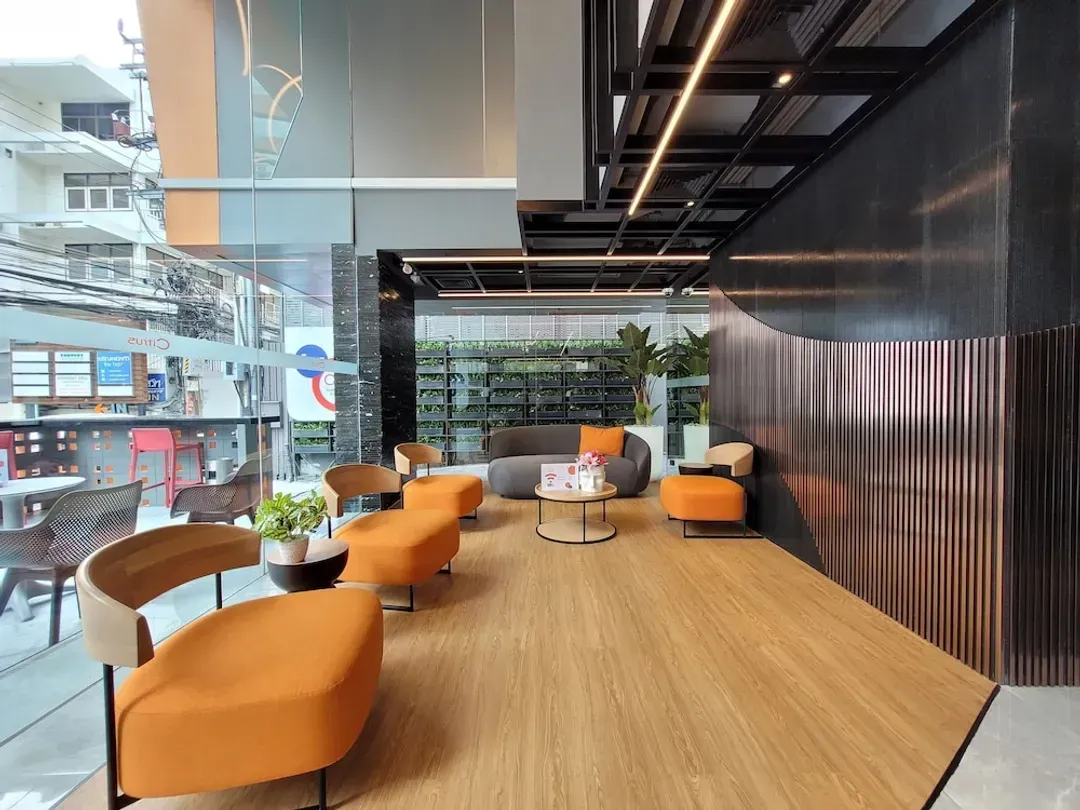 Lobby sitting area