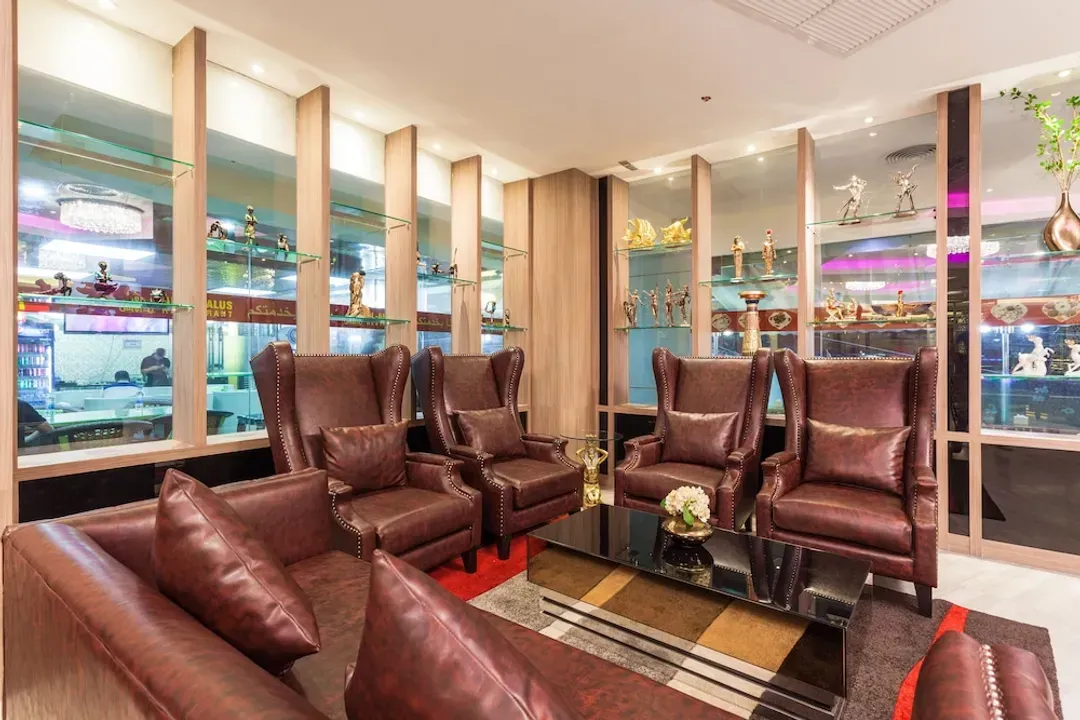 Lobby sitting area