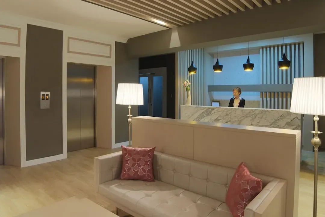 Lobby sitting area