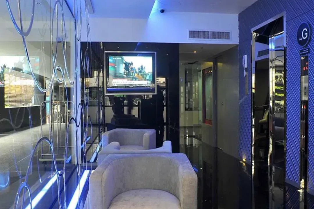 Lobby sitting area
