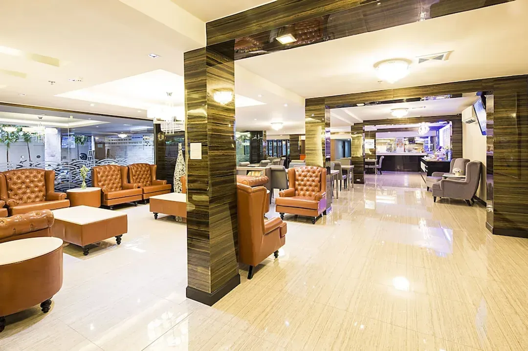 Lobby sitting area