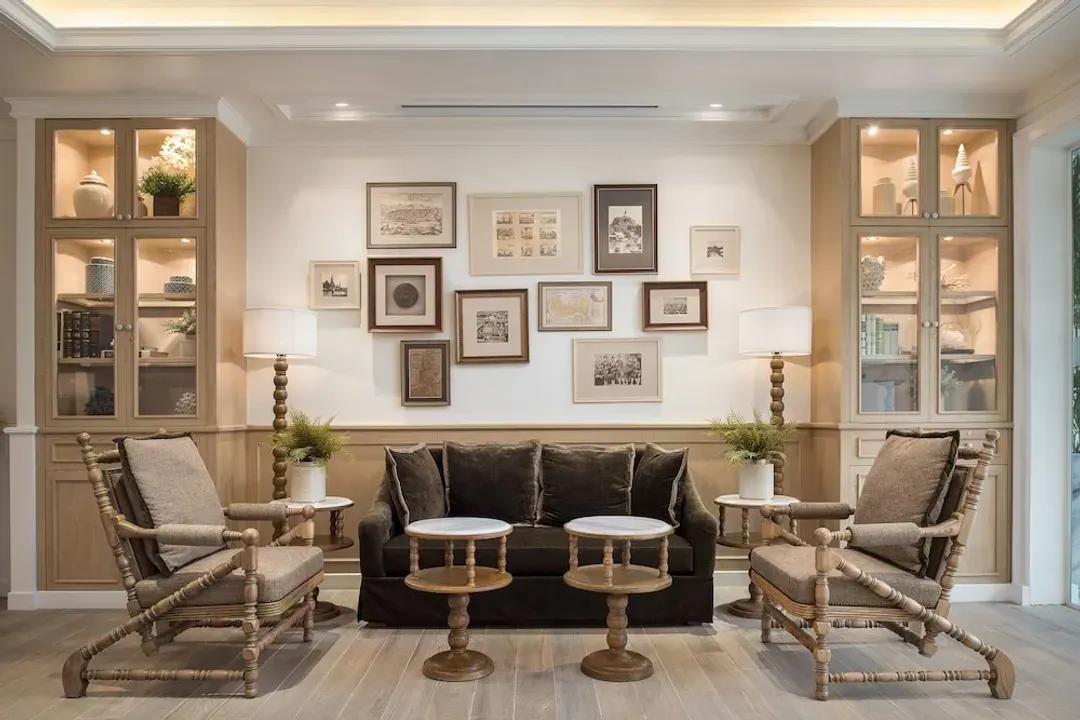 Lobby sitting area