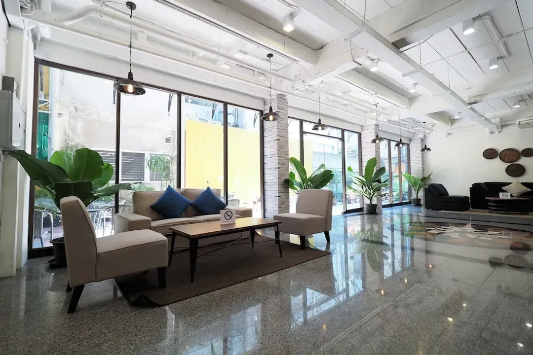 Lobby sitting area