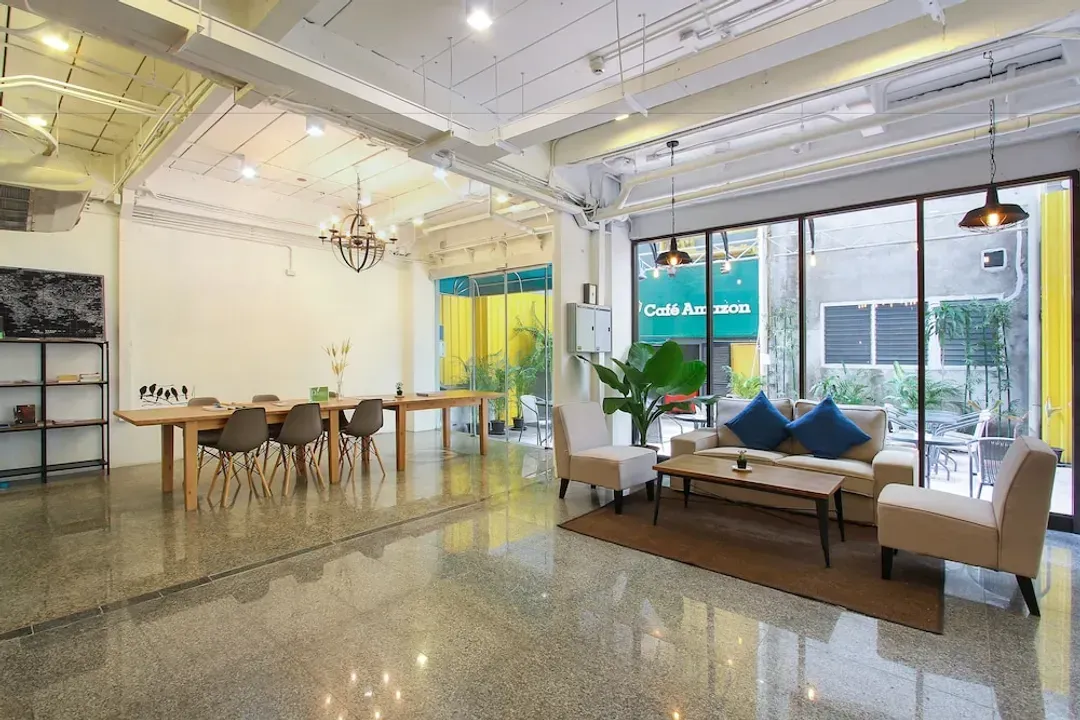 Lobby sitting area