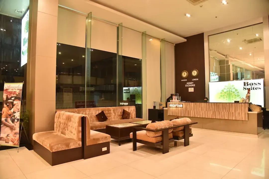 Lobby sitting area
