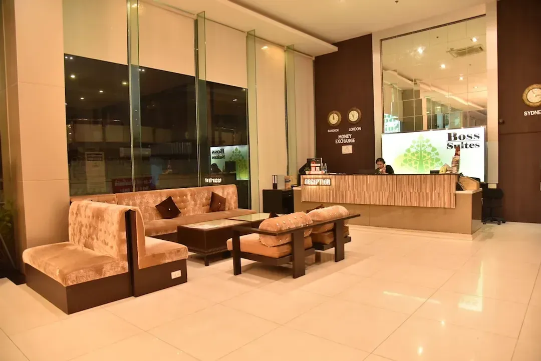 Lobby sitting area