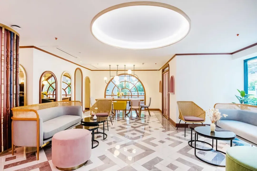 Lobby sitting area
