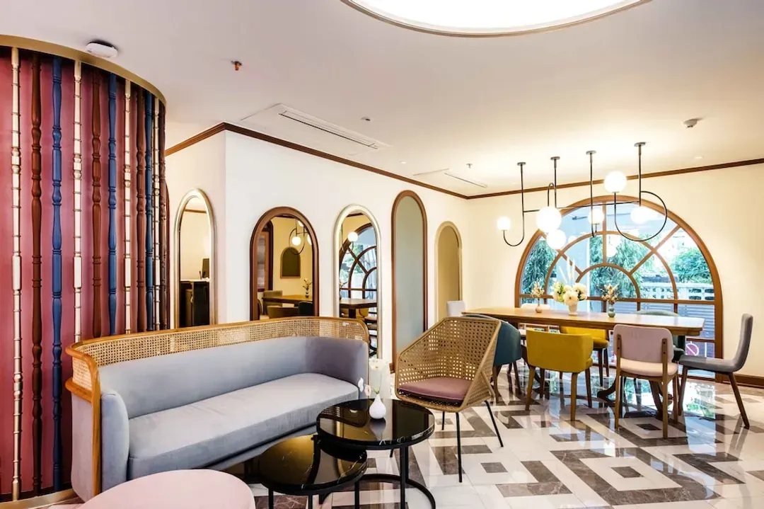Lobby sitting area