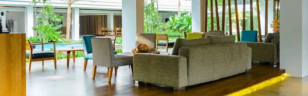Lobby sitting area