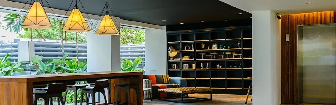 Lobby sitting area