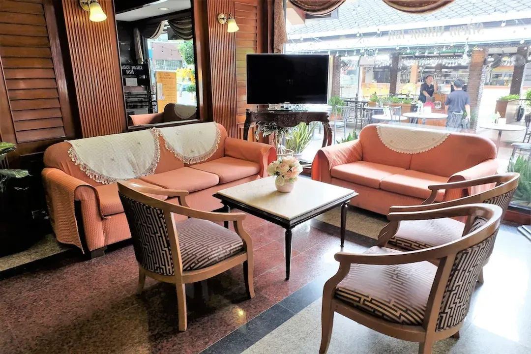 Lobby sitting area