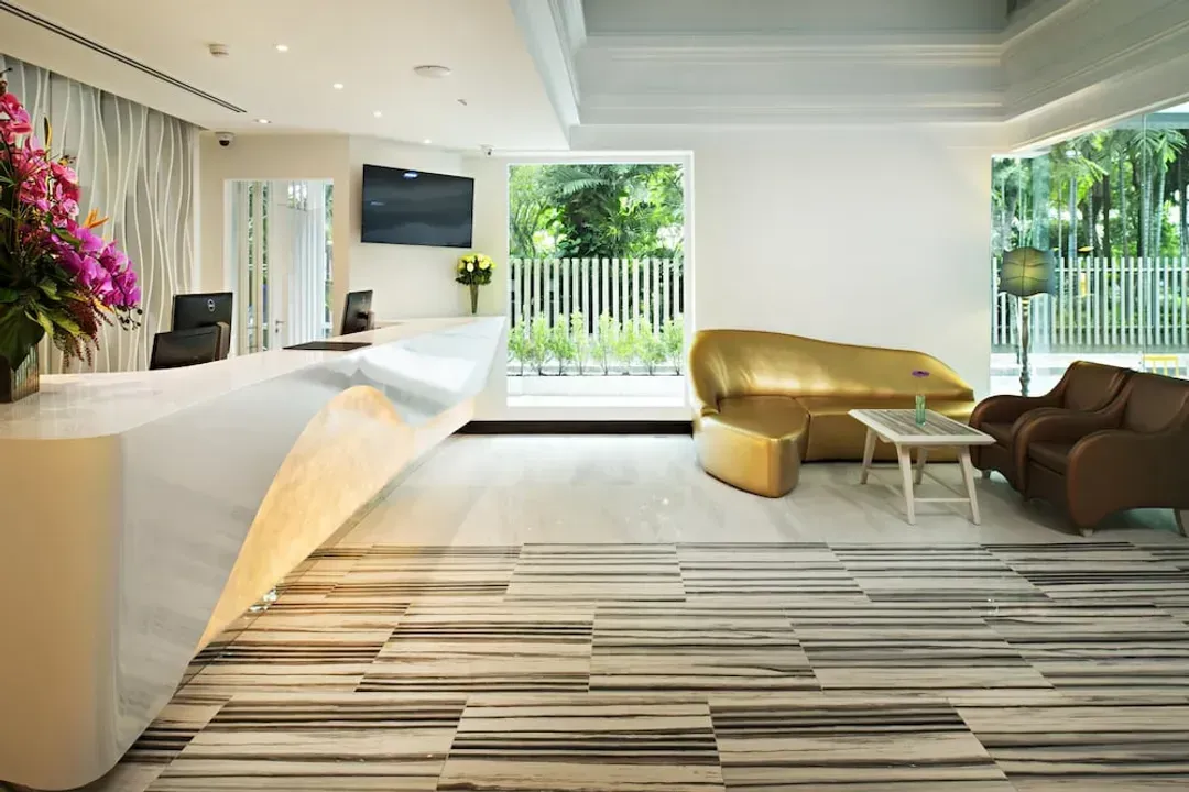 Lobby sitting area
