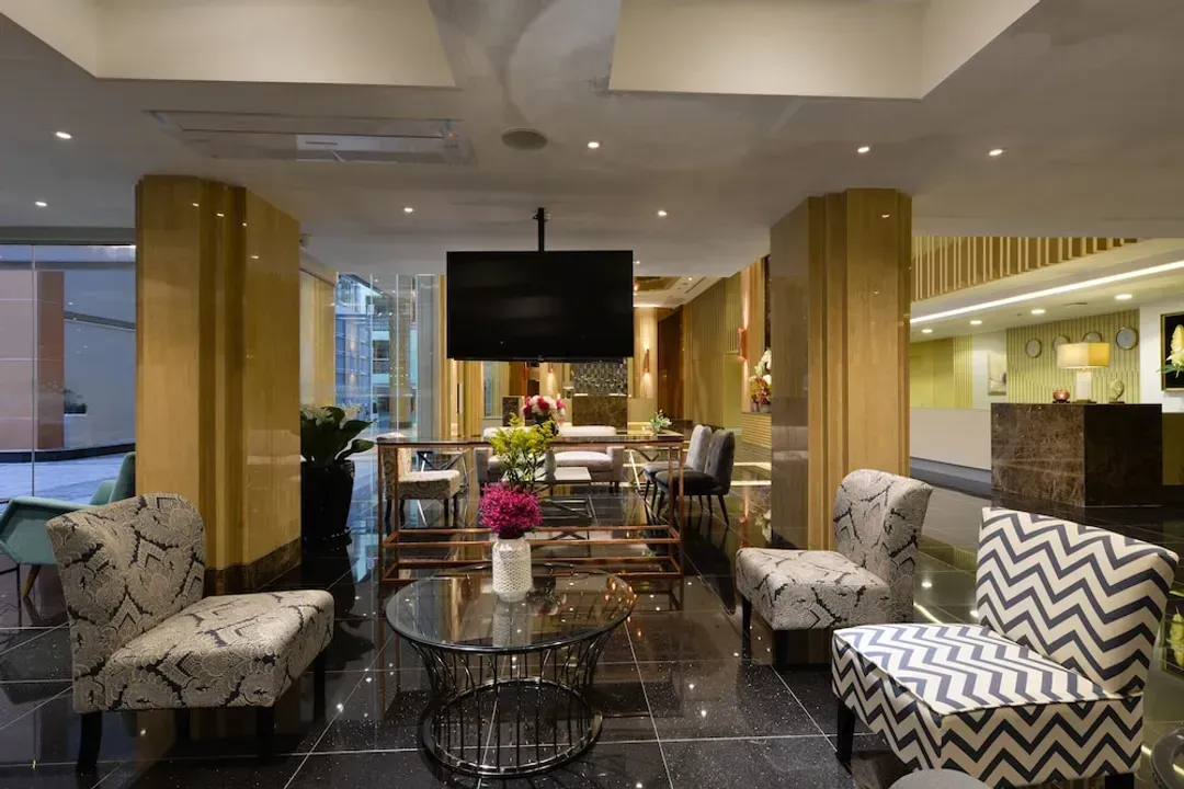Lobby sitting area