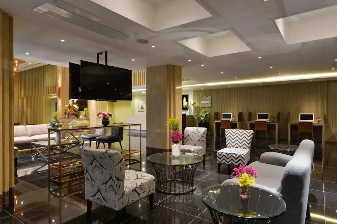 Lobby sitting area