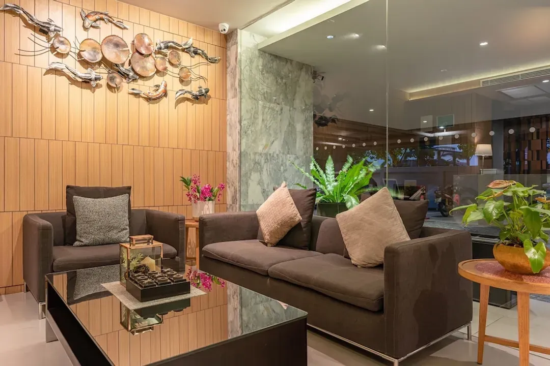 Lobby sitting area