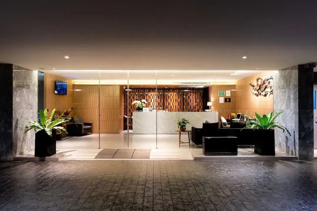 Interior entrance