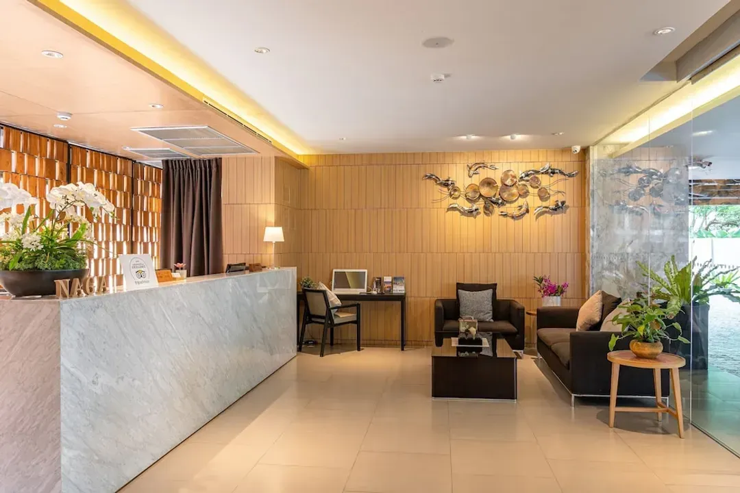Lobby sitting area