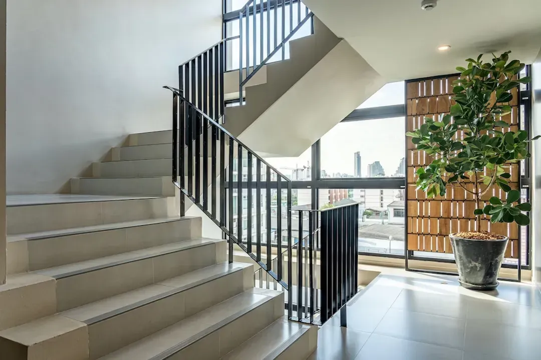 Interior entrance