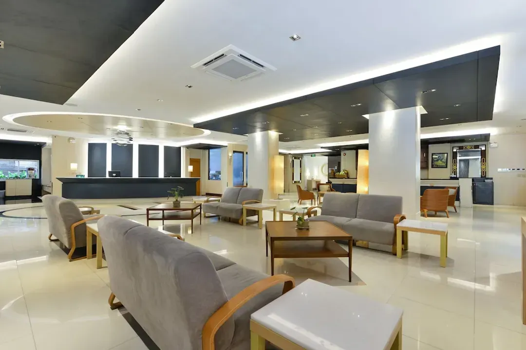 Lobby sitting area