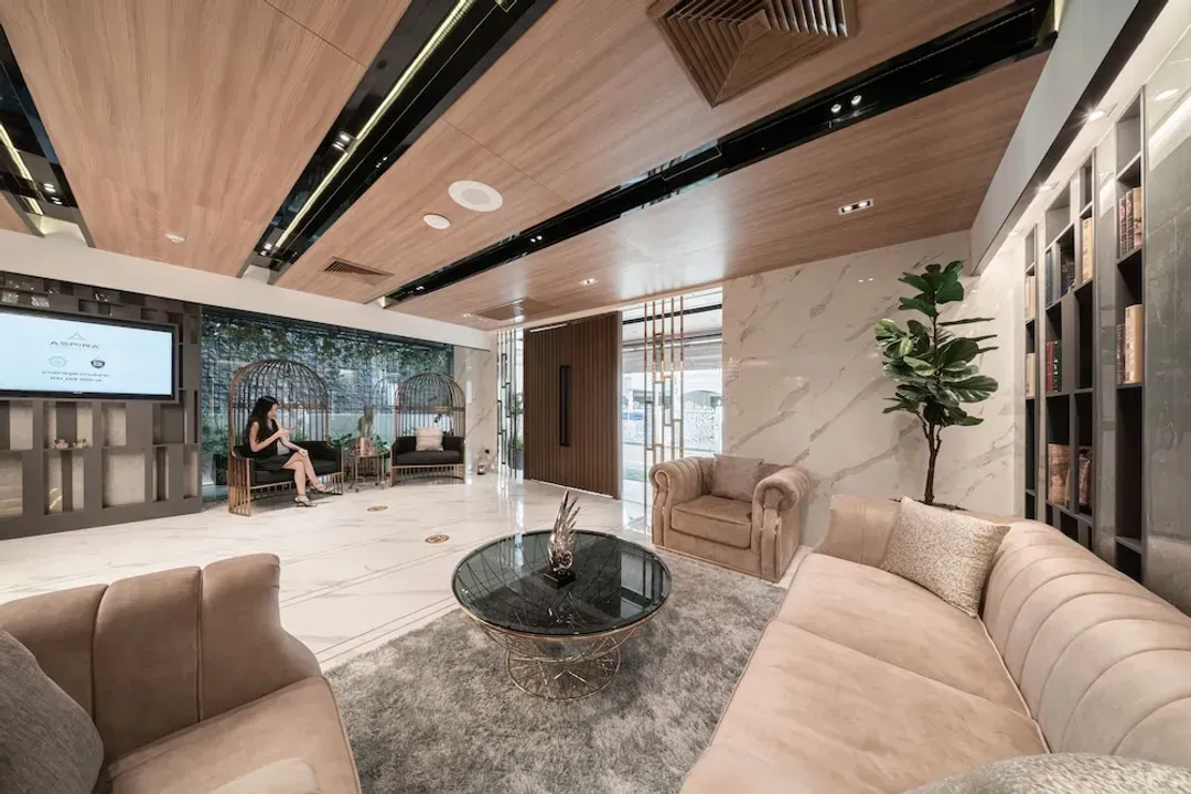 Lobby sitting area