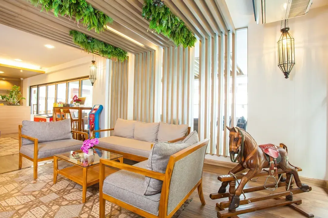Lobby sitting area