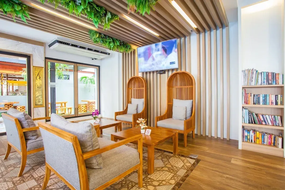Lobby sitting area