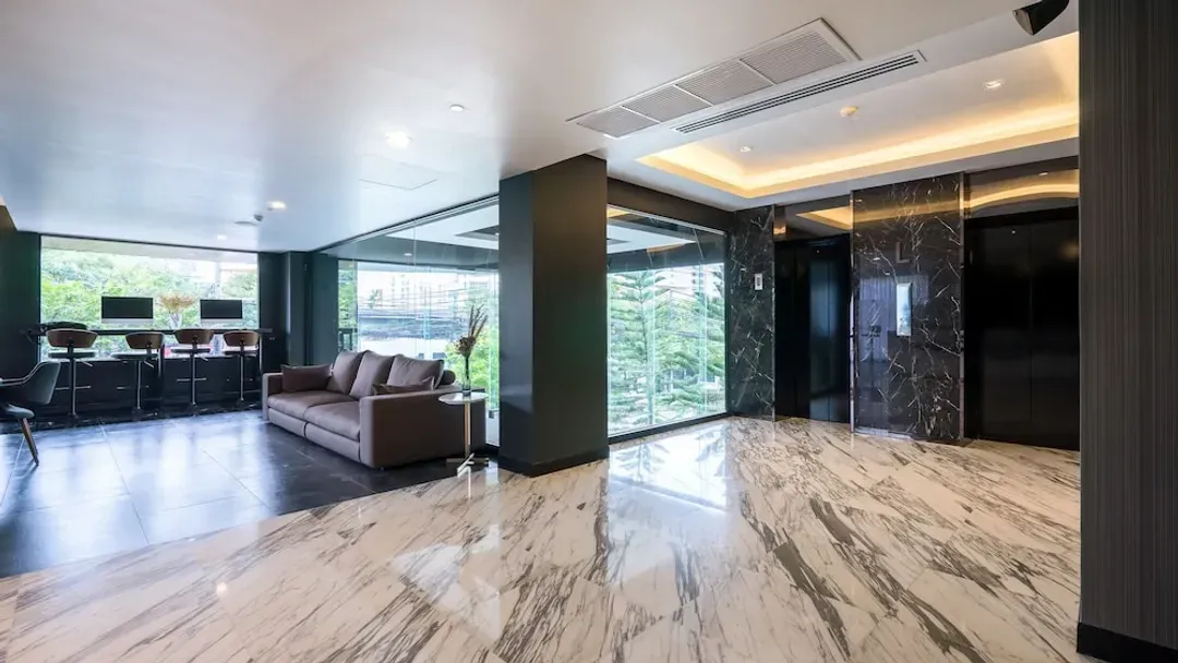 Lobby sitting area