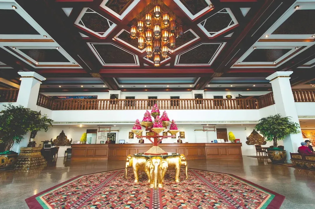 Interior entrance