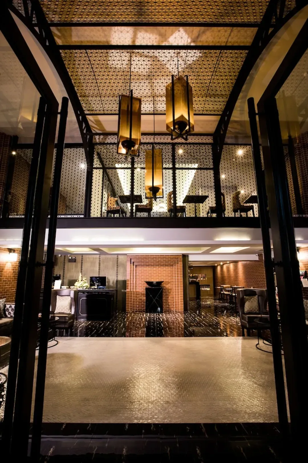 Interior entrance