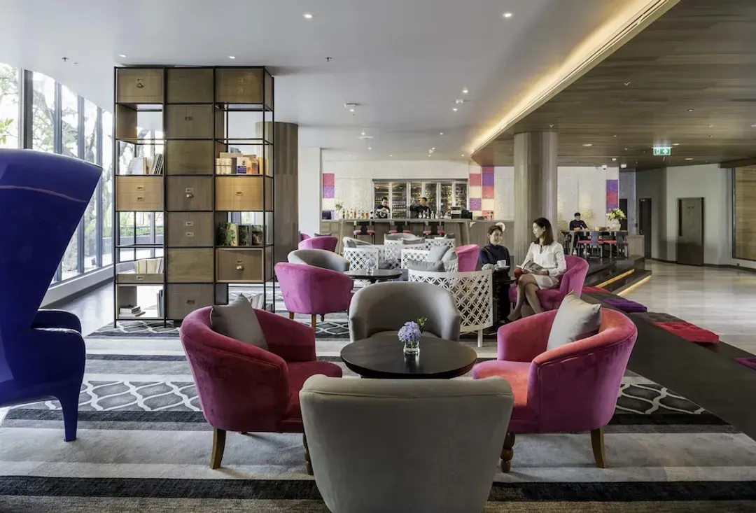Lobby sitting area