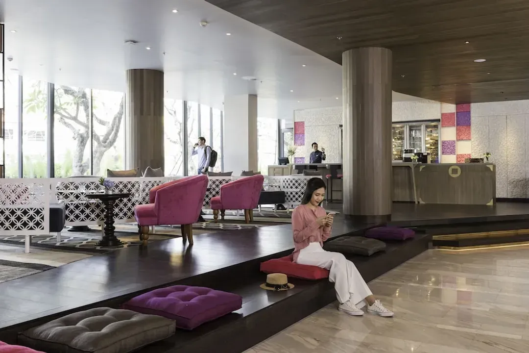 Lobby sitting area