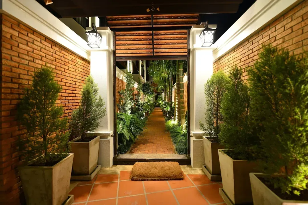 Interior entrance