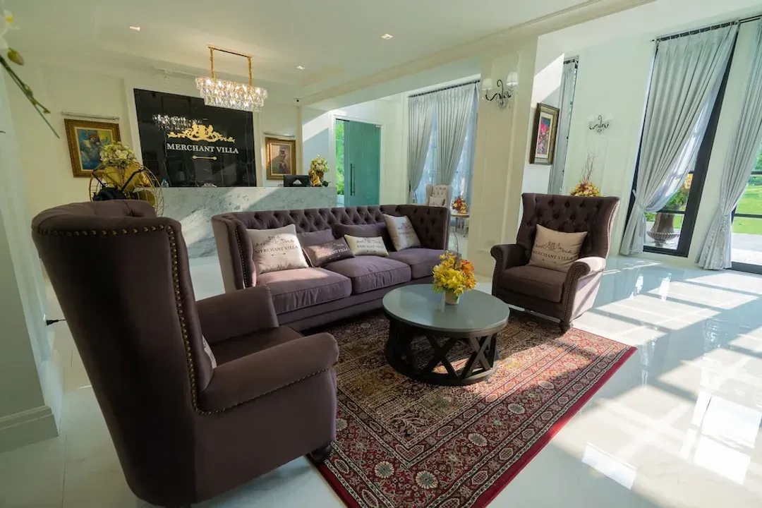 Lobby sitting area