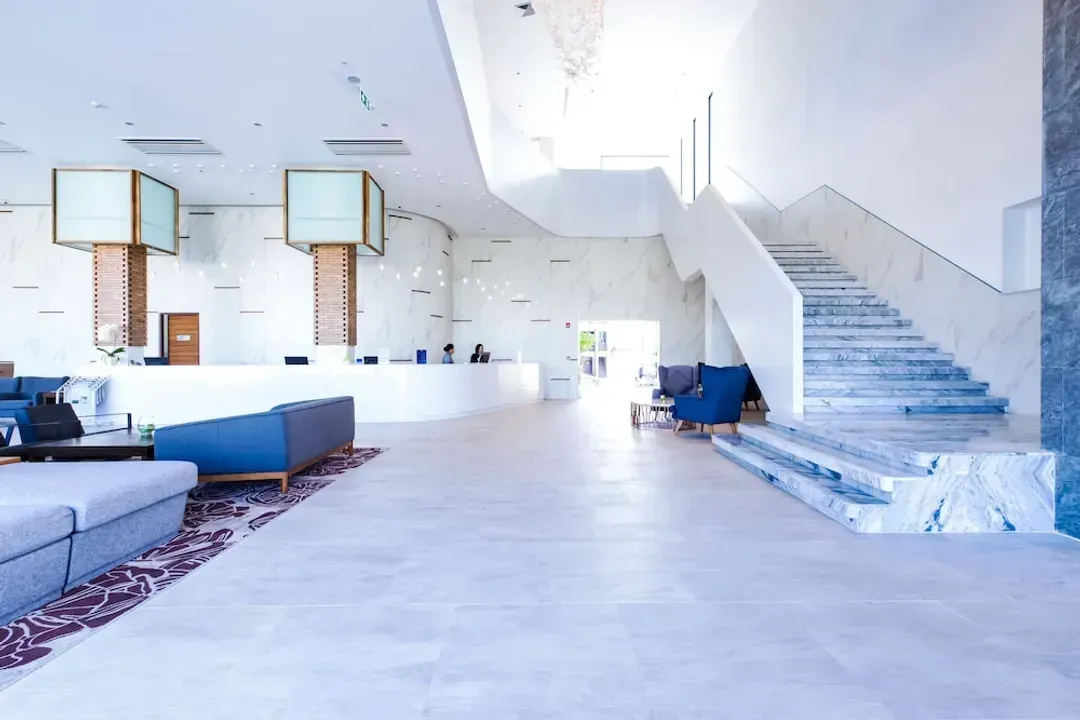 Interior entrance