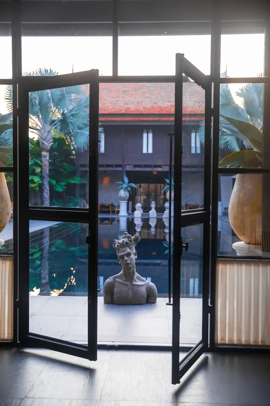 Interior entrance