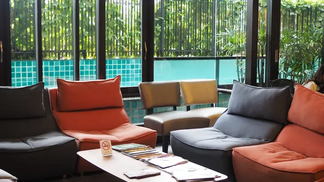 Lobby sitting area