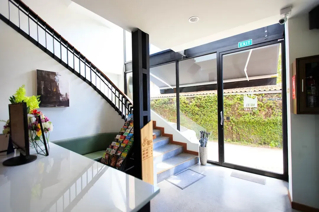 Interior entrance