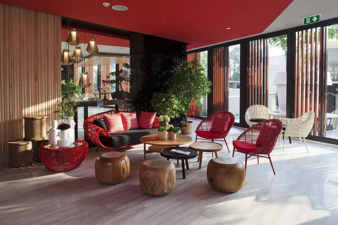 Lobby sitting area
